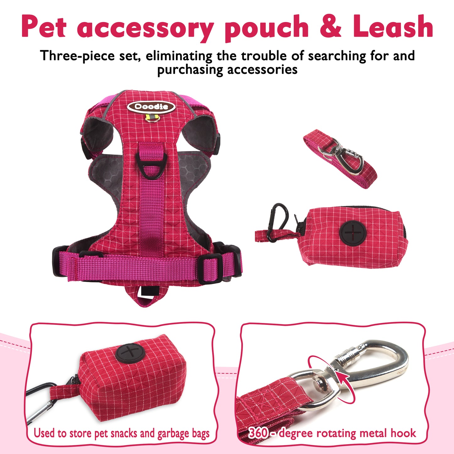 TrailTough Trio Dog Harness Set