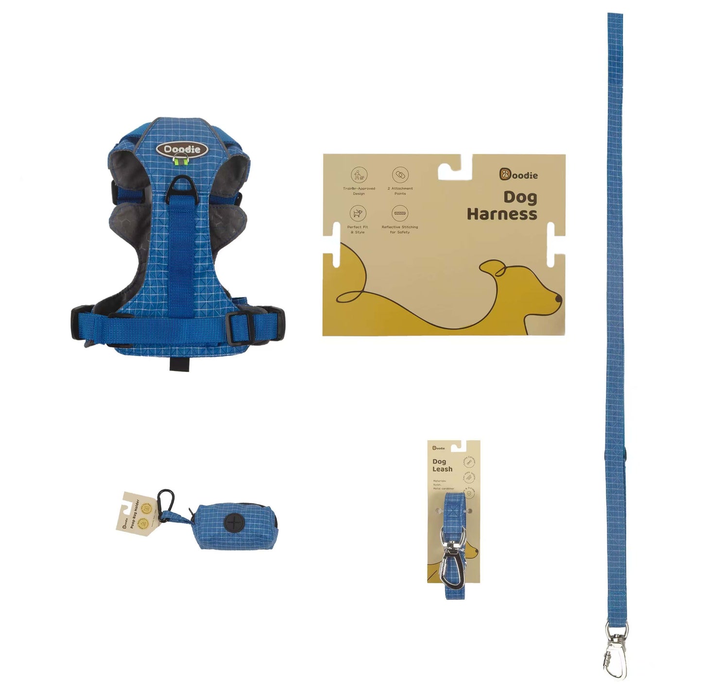 TrailTough Trio Dog Harness Set