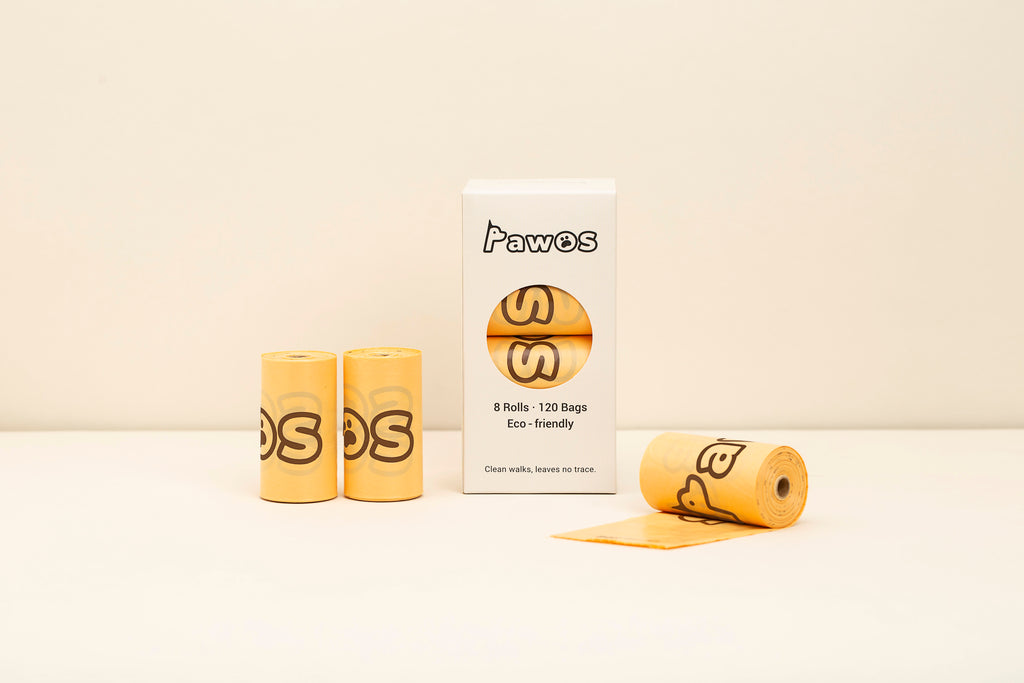The Pawos RECYCLED LINE™ - Dog Poop Bags